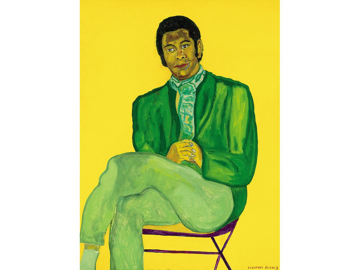 Beauford Delaney, Portrait of a Young Musician, 1970
